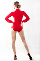 Dance Box Isabell Neck Tie Body in Red